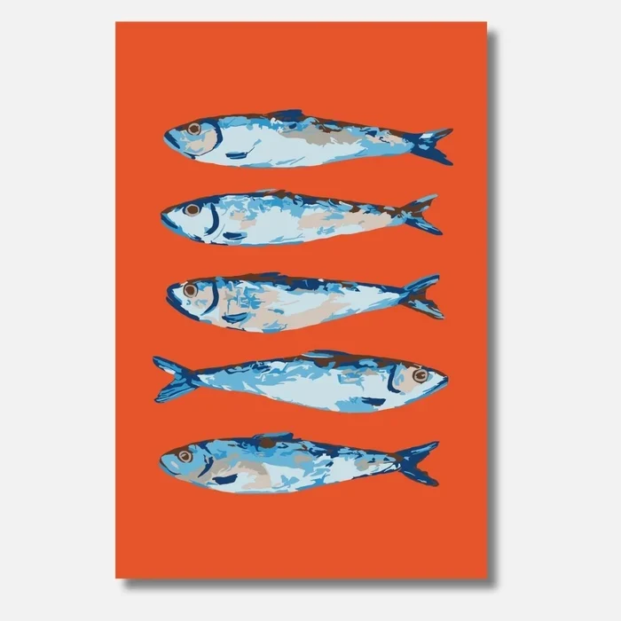 Blaue Sardinen