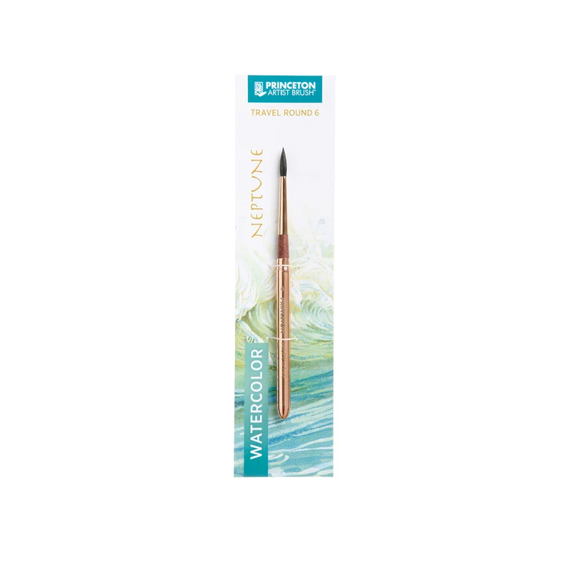 AQUARELL Reise Pinselset PRINCETON NEPTUNE TRAVEL ROUND 6