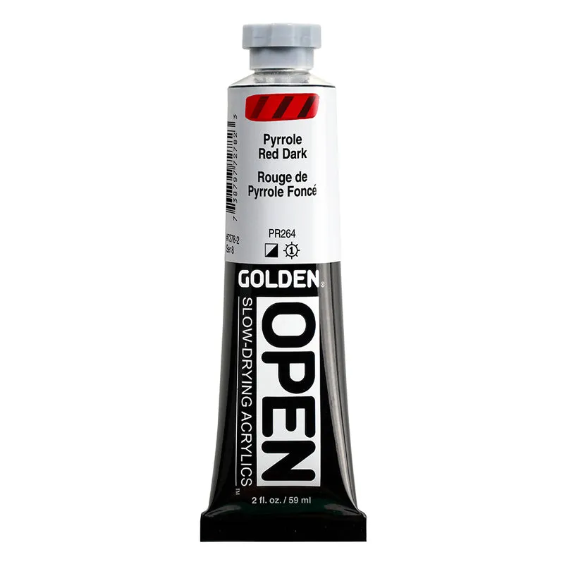 GOLDEN Open Acryl - Pyrrolrot Dunkel 7278 (59ml)