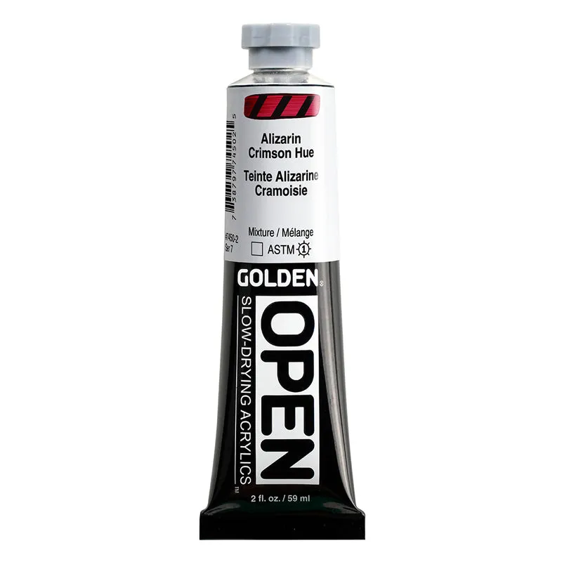 GOLDEN Open Acryl - Alizarin-Karmesin Farbton 7450 (59ml)