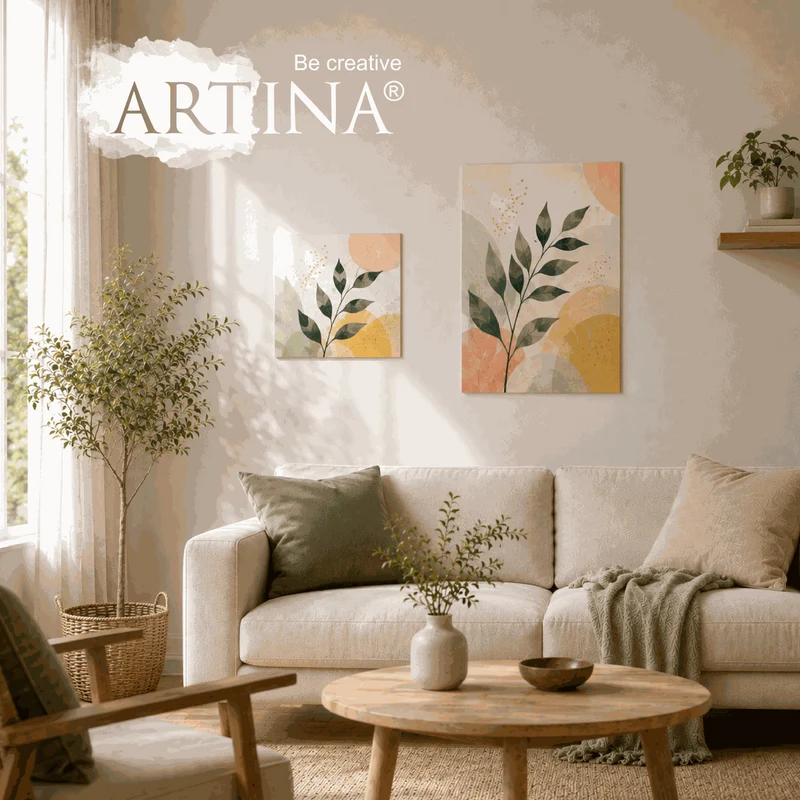 Artina Malkarton 50x70cm & 60x80cm 2er Set Leinwand 3 mm
