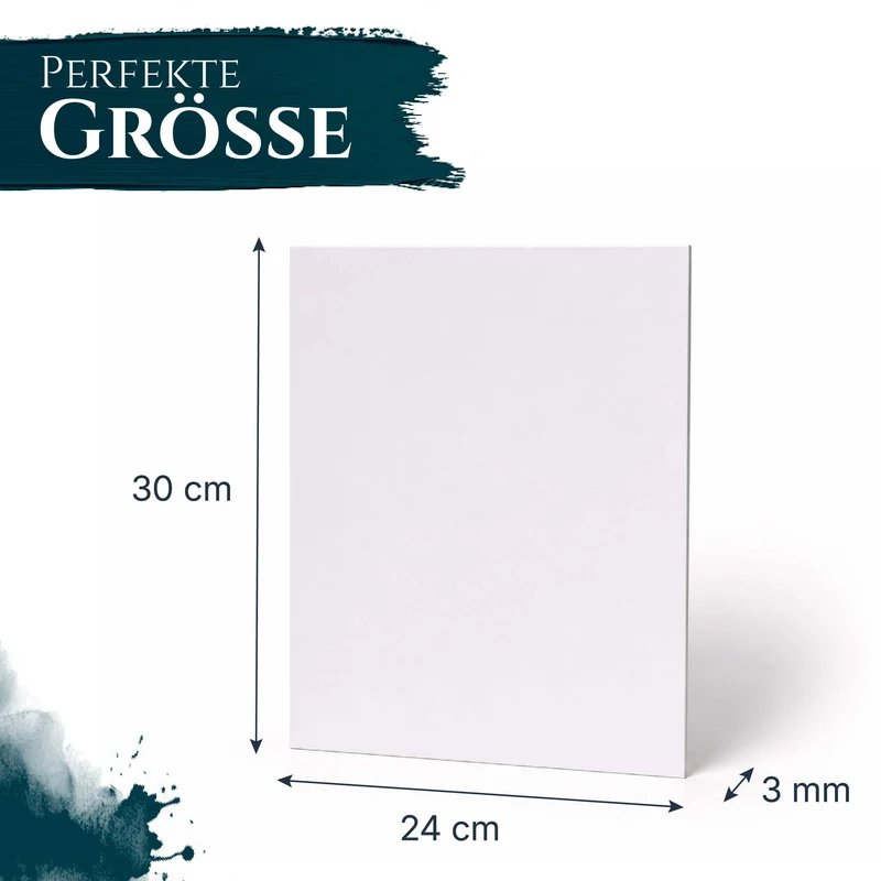 Artina Malkarton 10er Set Leinwand 3 mm in verschiedenen Größen