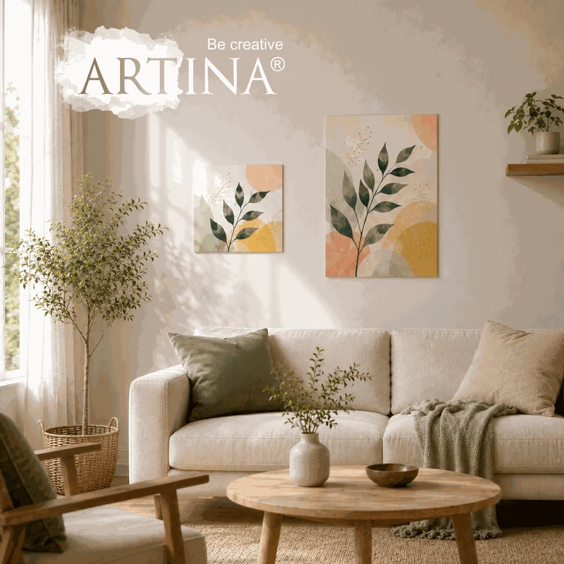 Artina Malkarton 50x70cm & 60x80cm 2er Set Leinwand 3 mm