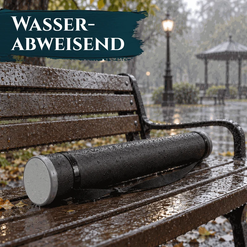 Artina Posterrolle A0 Transportrolle 60–100 cm Schwarz/Weiß/Silber Archiva