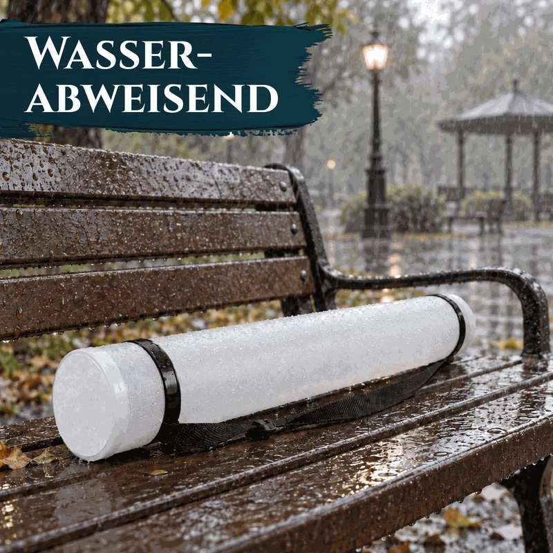 Artina Posterrolle A0 Transportrolle 60–100 cm Schwarz/Weiß/Silber Archiva