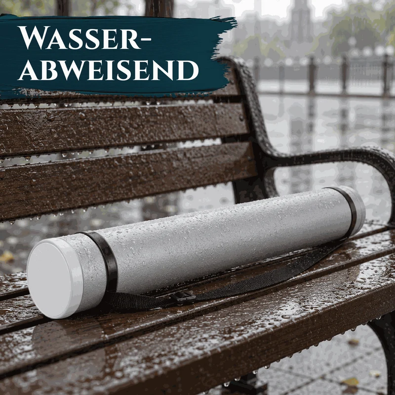 Artina Posterrolle A0 Transportrolle 60–100 cm Schwarz/Weiß/Silber Archiva
