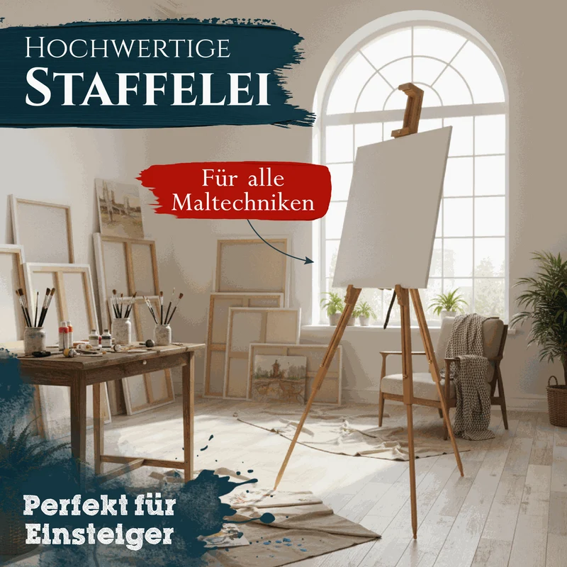 Artina Feldstaffelei Porto aus Buchenholz mit 90° Neigungswinkel