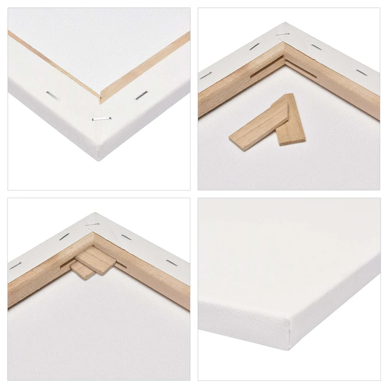 Artina 2er Set Premium Leinwand auf Keilrahmen 380g/m² - div Größen