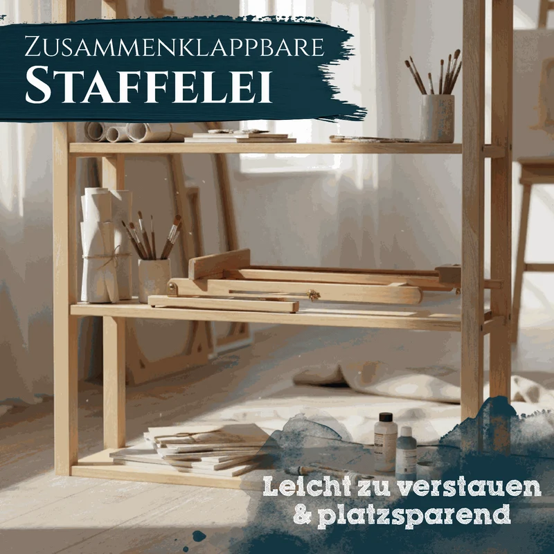 Artina Tischstaffelei Staffelei Metz aus massivem Buchen-Holz
