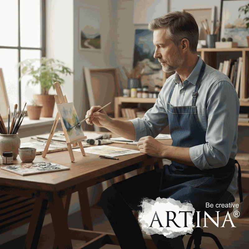 Artina Tischstaffelei Manchester 19x17x28cm (LxBxH) aus Kiefern-Holz