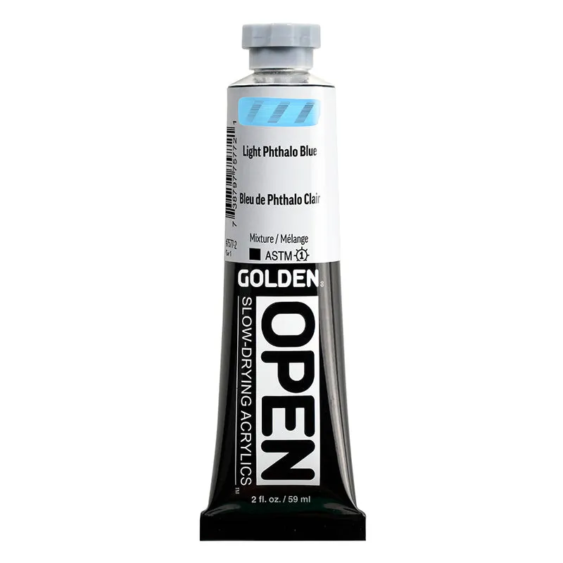 GOLDEN Open Acryl - Phthaloblau Hell 7577 (59ml)