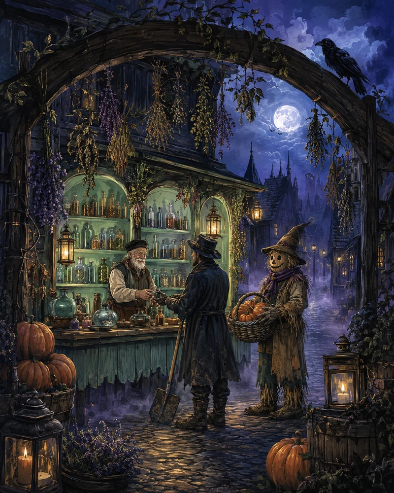 Malen nach Zahlen – Die Apotheke der Nacht