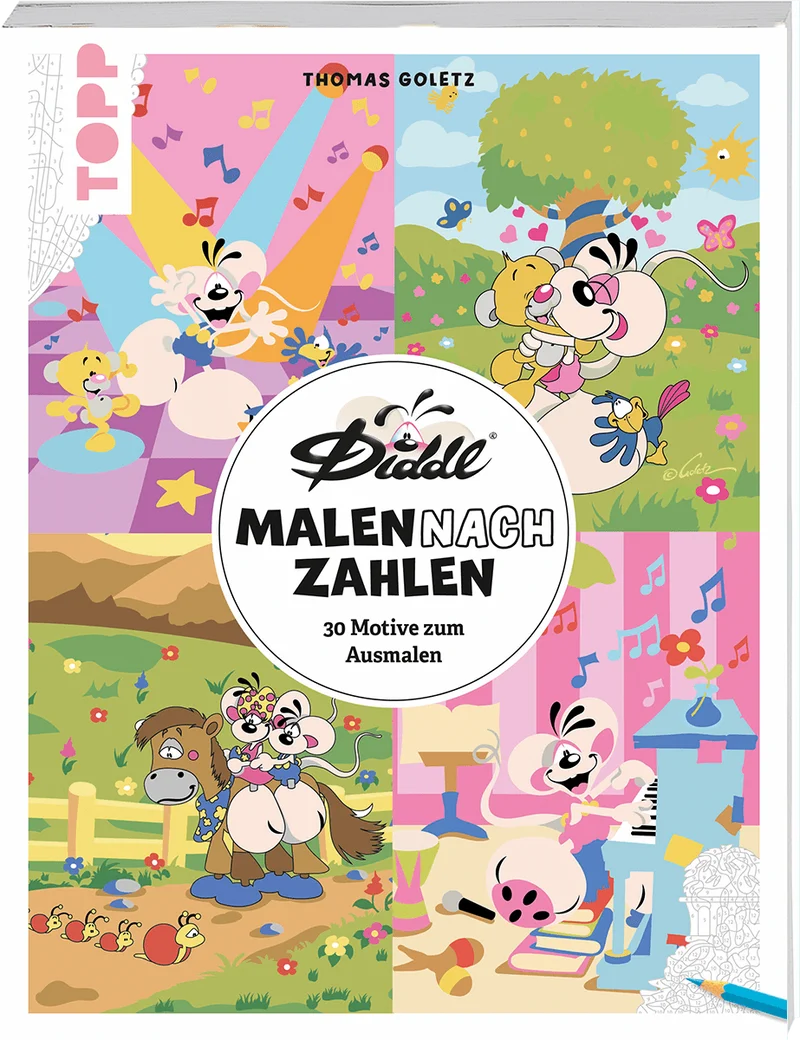 Die bunte Welt von DIDDL und seinen Freunden - Malen nach Zahlen