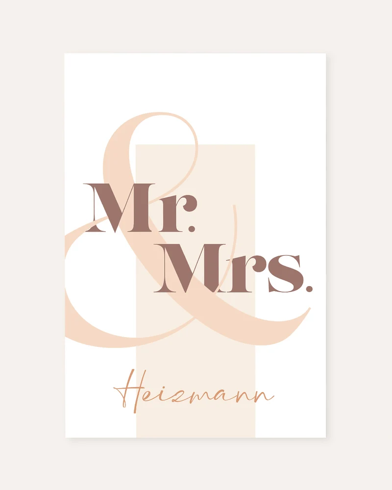 Mr. & Mrs. - Poster