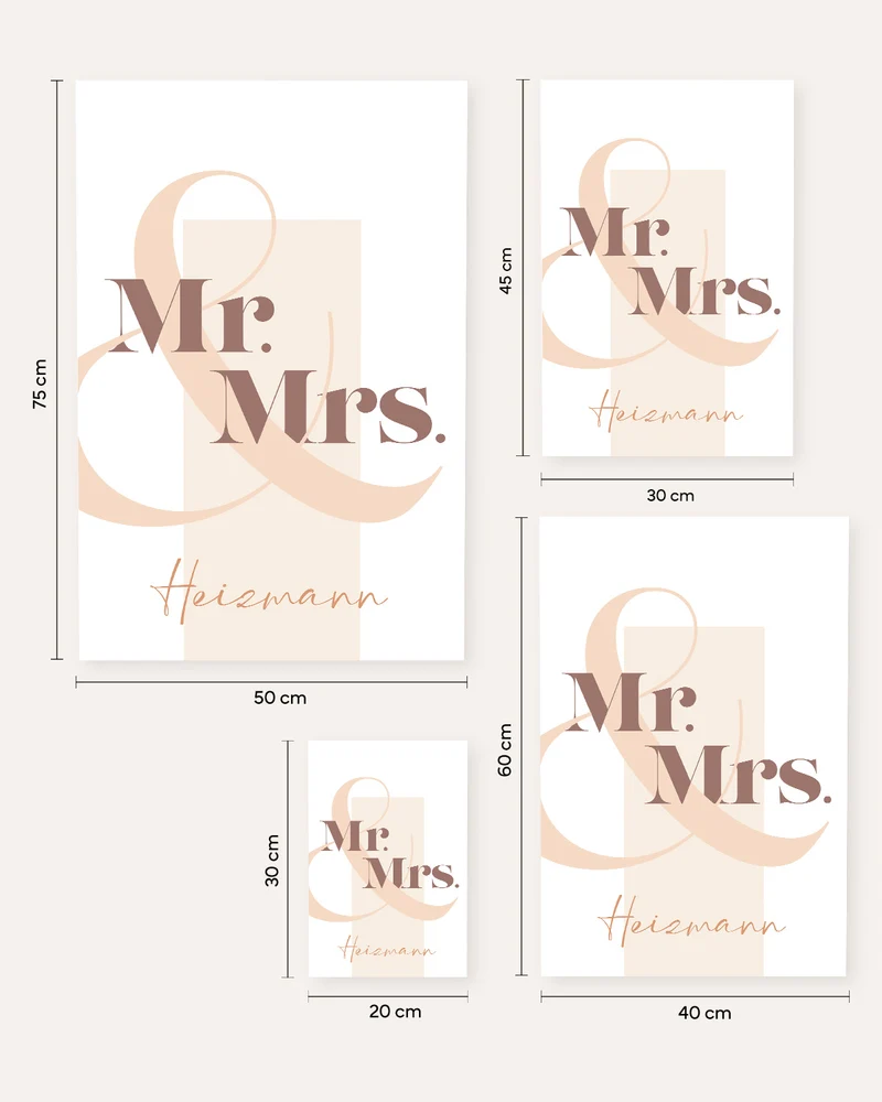 Mr. & Mrs. - Poster