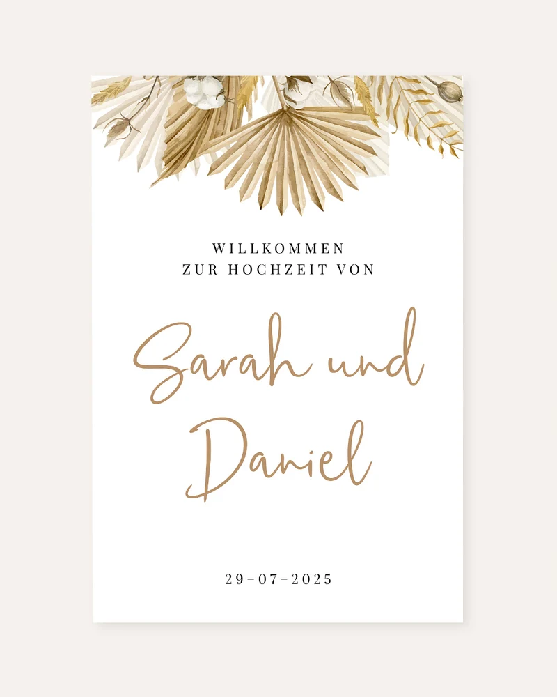 Boho - Willkommen zur Hochzeit - Poster