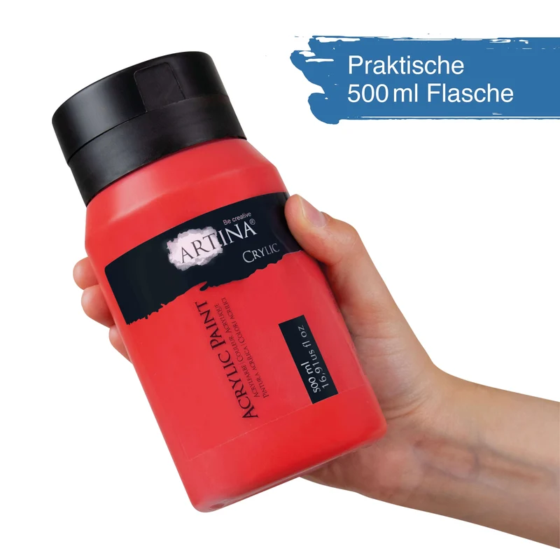 Artina Crylic Acrylfarbe Tuben Set 10x500ml
