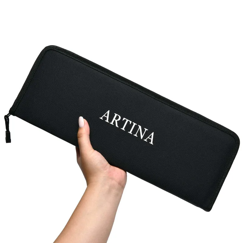 Artina 17tlg Pinselset Amsterdam Malpinsel & Etui Pinsel-Aufbewahrung
