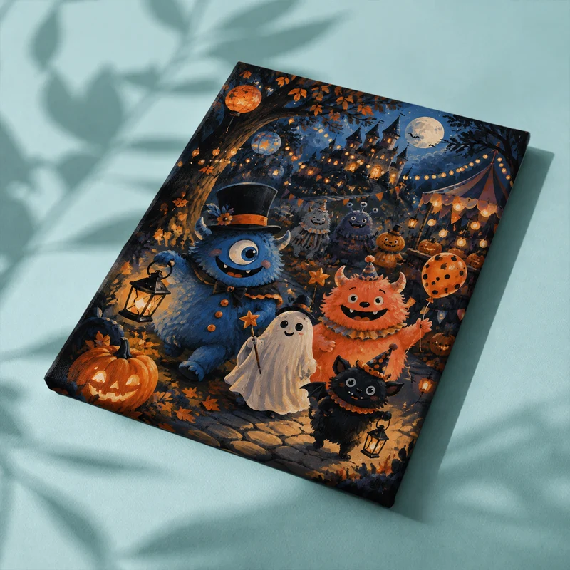 Malen nach Zahlen – Karneval der freundlichen Monster