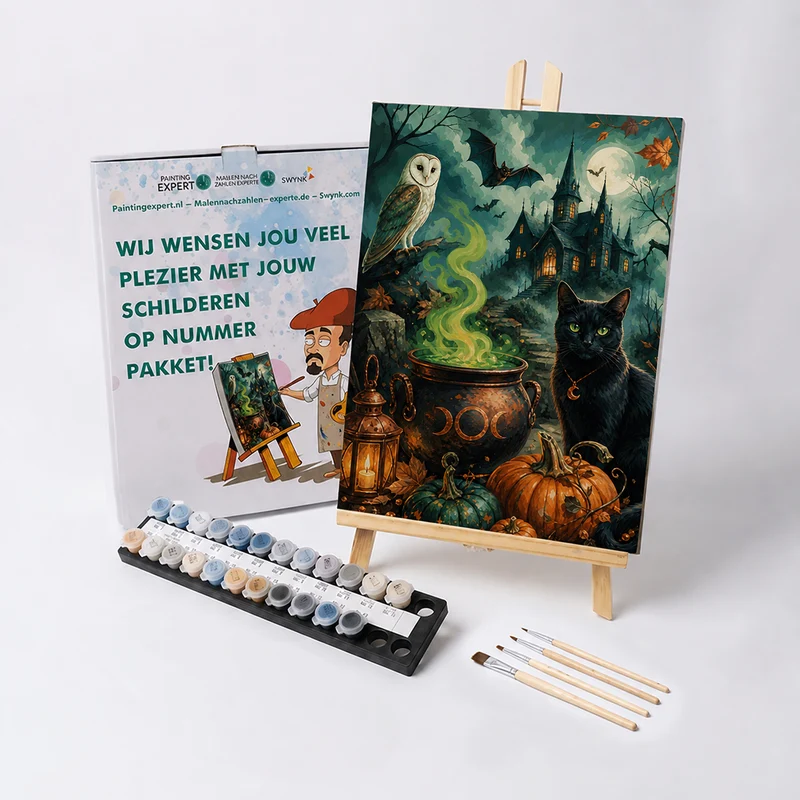Malen nach Zahlen – Symbole der Geisternacht