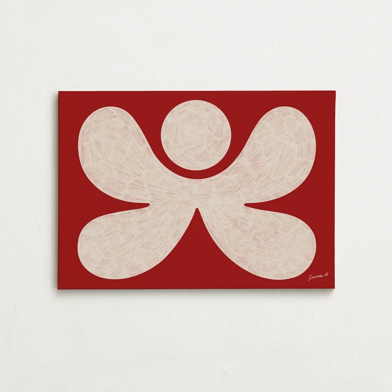 Canvas - Figure Red
