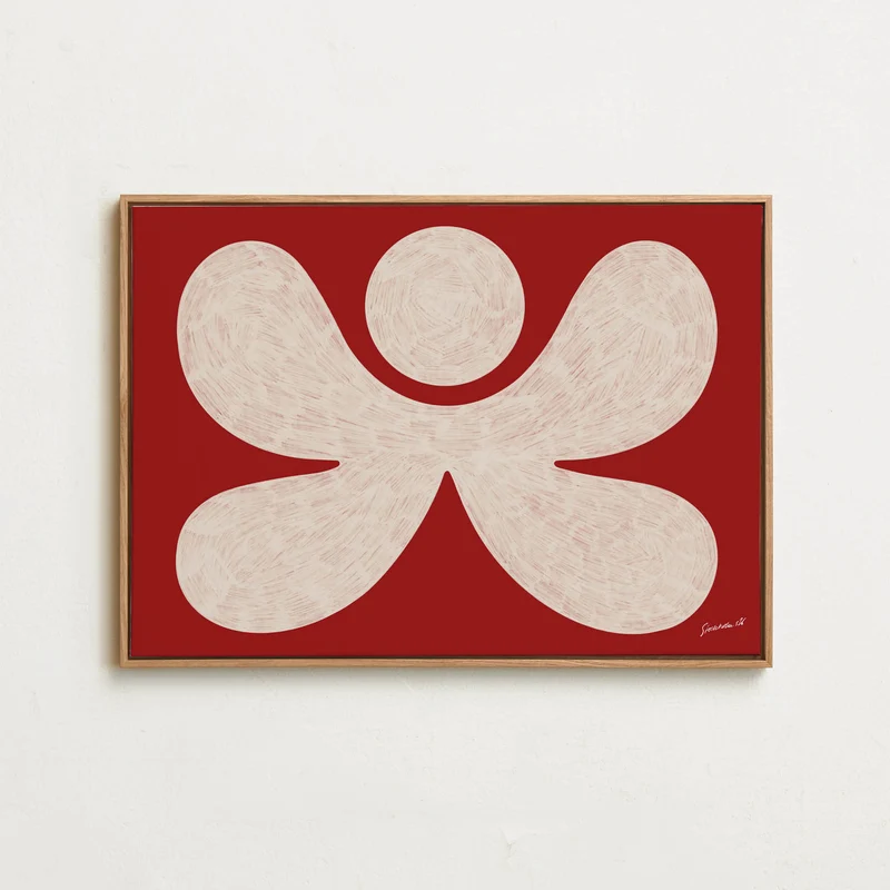 Canvas - Figure Red