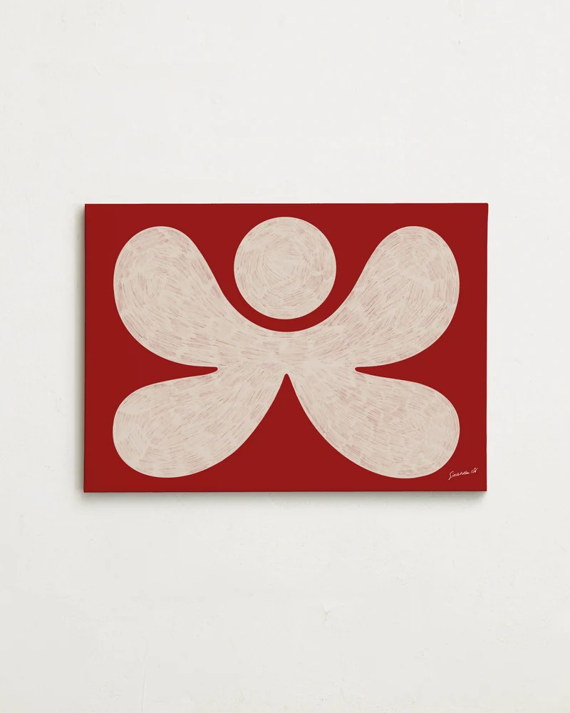 Canvas - Figure Red
