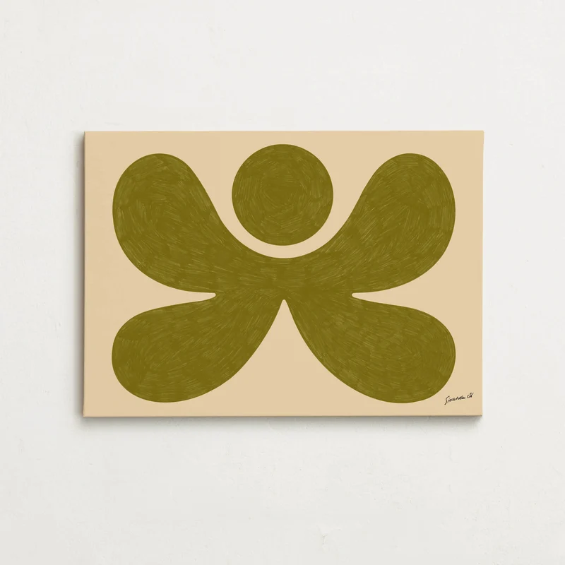 Canvas - Figure Green