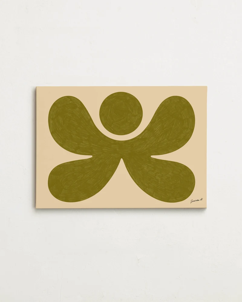 Canvas - Figure Green