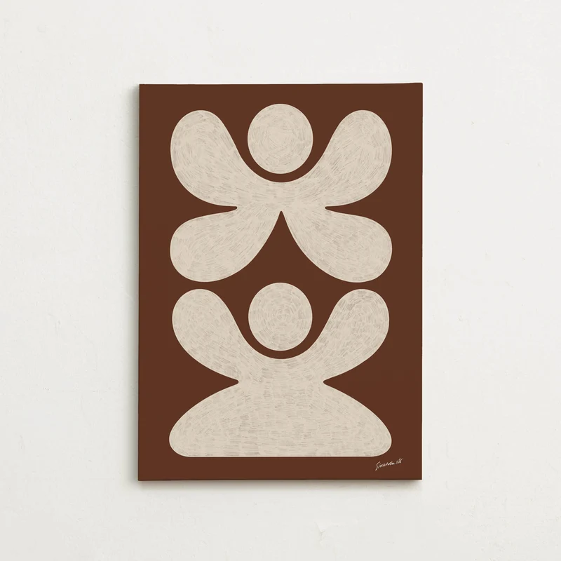 Canvas - Figures Brown