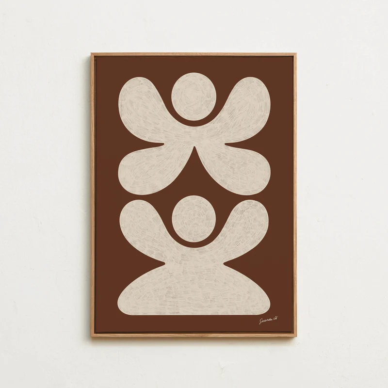 Canvas - Figures Brown