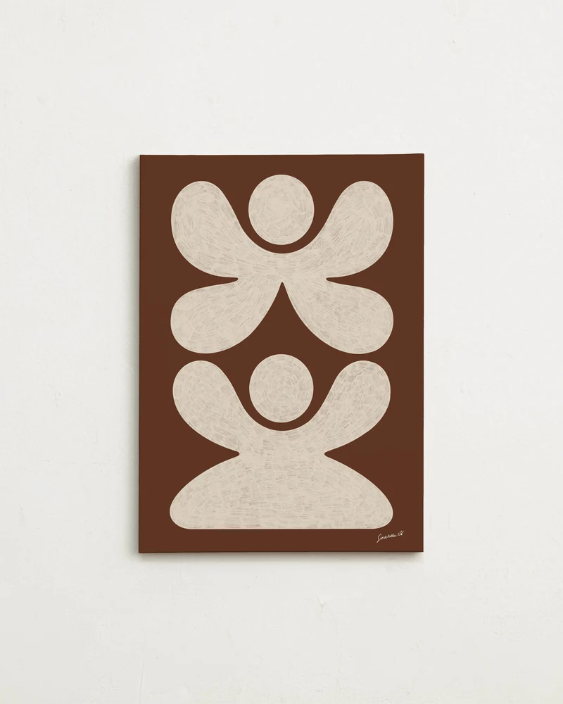 Canvas - Figures Brown