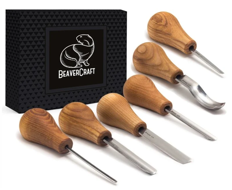 BEAVERCRAFT Schnitzwerkzeug-Set (6-teilig)