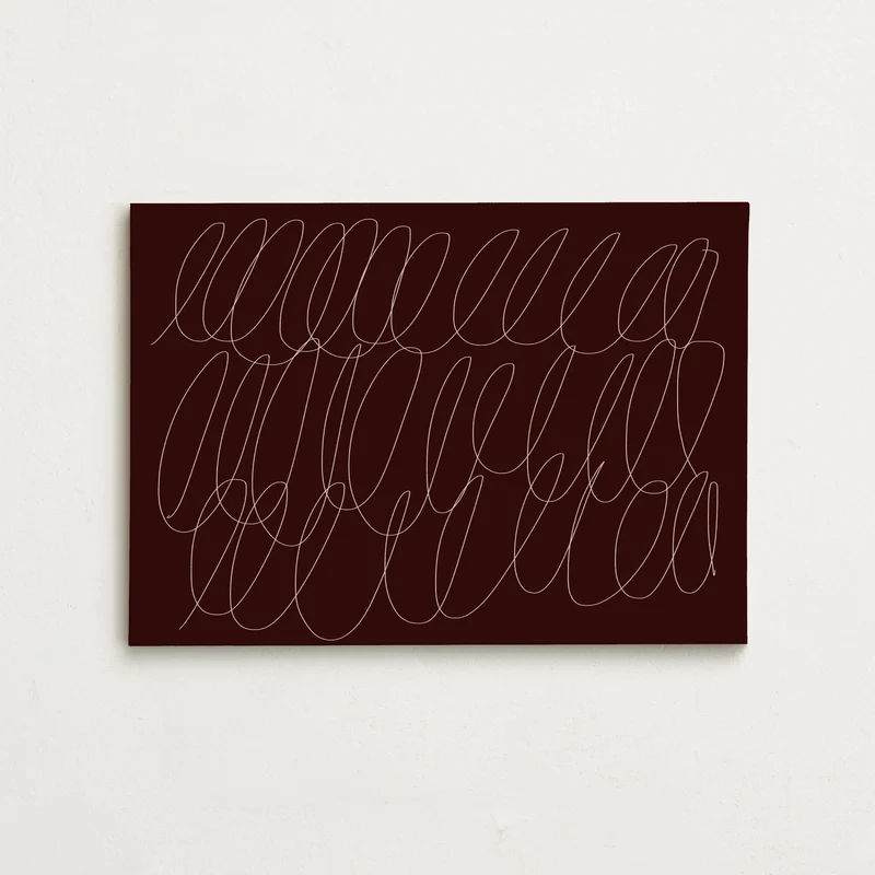 Canvas - Sloppy Swirls Wine