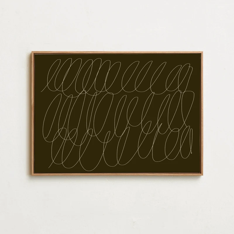 Canvas - Sloppy Swirls Deep