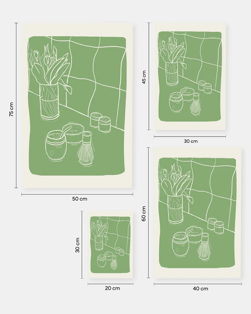 Matcha Illustration - Poster
