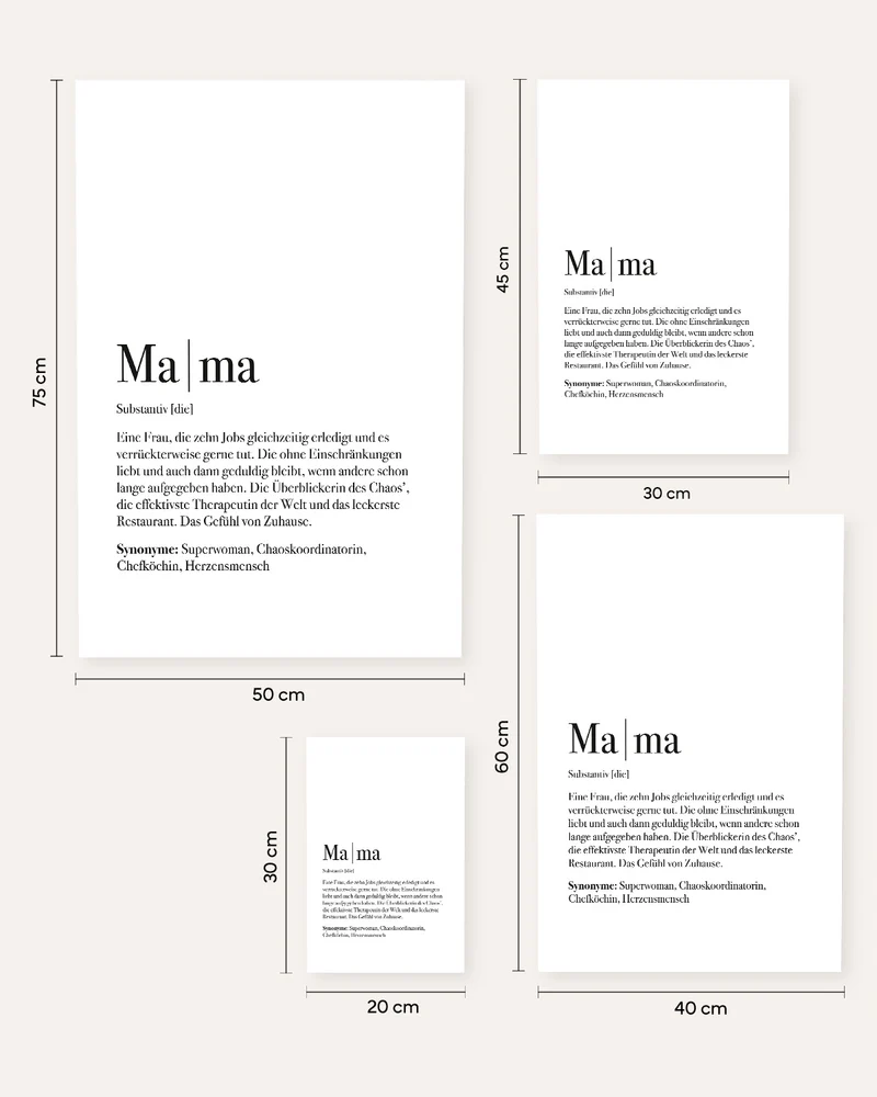 Definition Mama - Poster