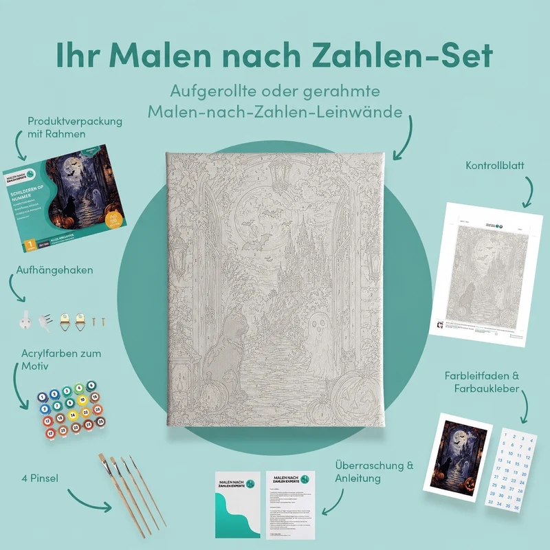 Malen nach Zahlen – Mondfest der Schatten