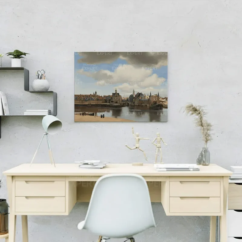 Malen nach Zahlen Ansicht von Delft