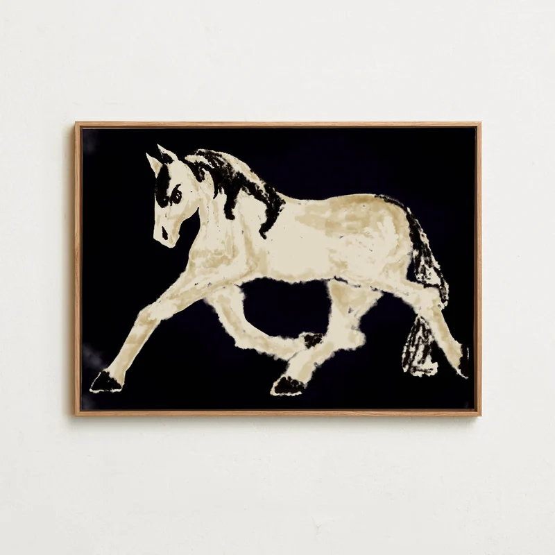 Canvas - Trotting Pony - Night