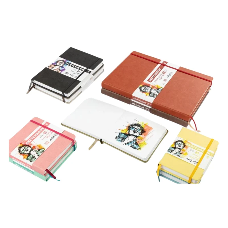 DARWI | Carnets Sketchbook Skizzenbuch in verschiedenen Grössen 140 g/m2