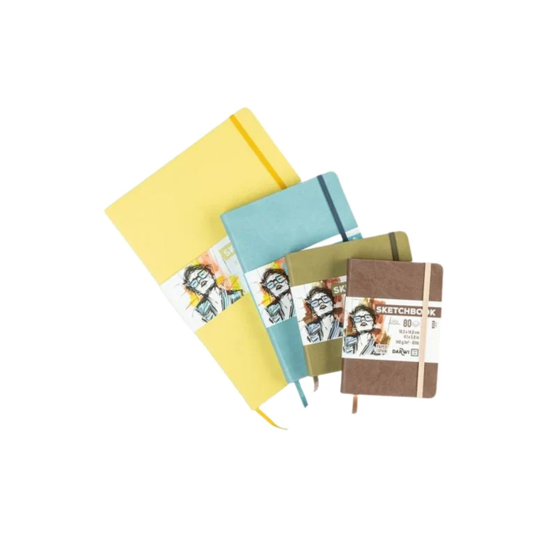 DARWI | Carnets Sketchbook Skizzenbuch in verschiedenen Grössen 140 g/m2