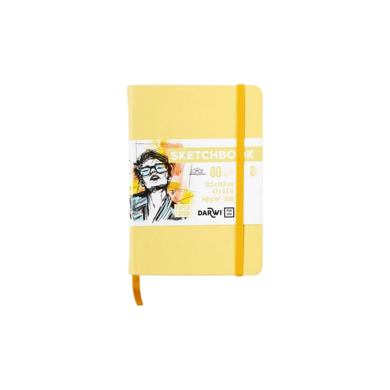 DARWI | Carnets Sketchbook Skizzenbuch in verschiedenen Grössen 140 g/m2
