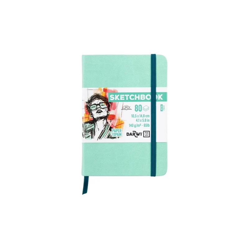 DARWI | Carnets Sketchbook Skizzenbuch in verschiedenen Grössen 140 g/m2