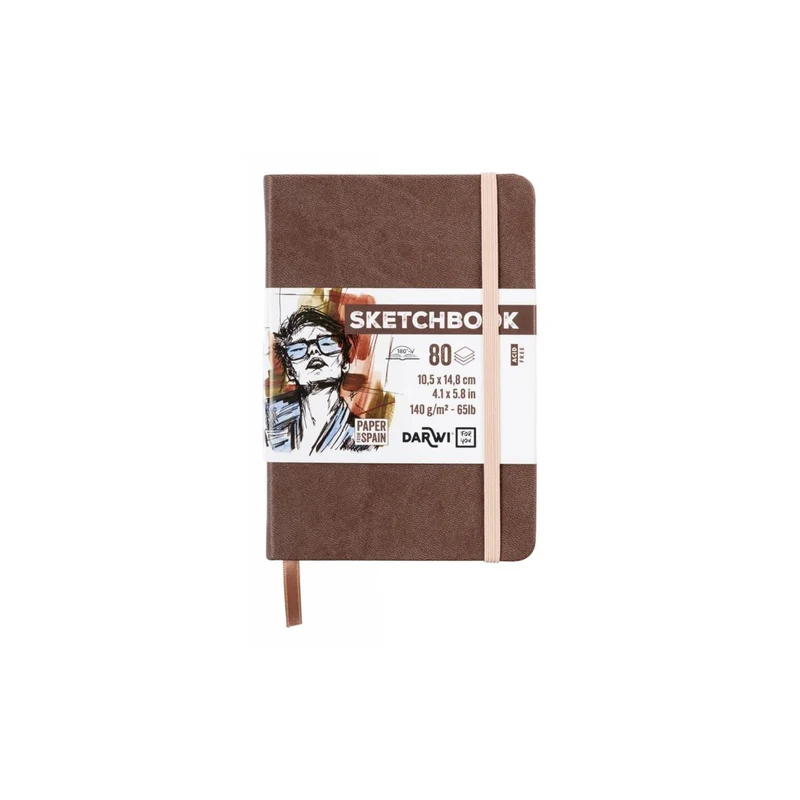 DARWI | Carnets Sketchbook Skizzenbuch in verschiedenen Grössen 140 g/m2