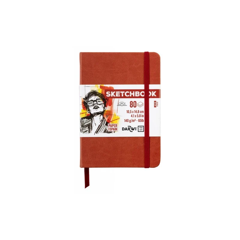 DARWI | Carnets Sketchbook Skizzenbuch in verschiedenen Grössen 140 g/m2