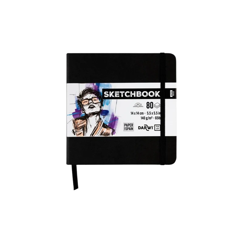 DARWI | Carnets Sketchbook Skizzenbuch in verschiedenen Grössen 140 g/m2