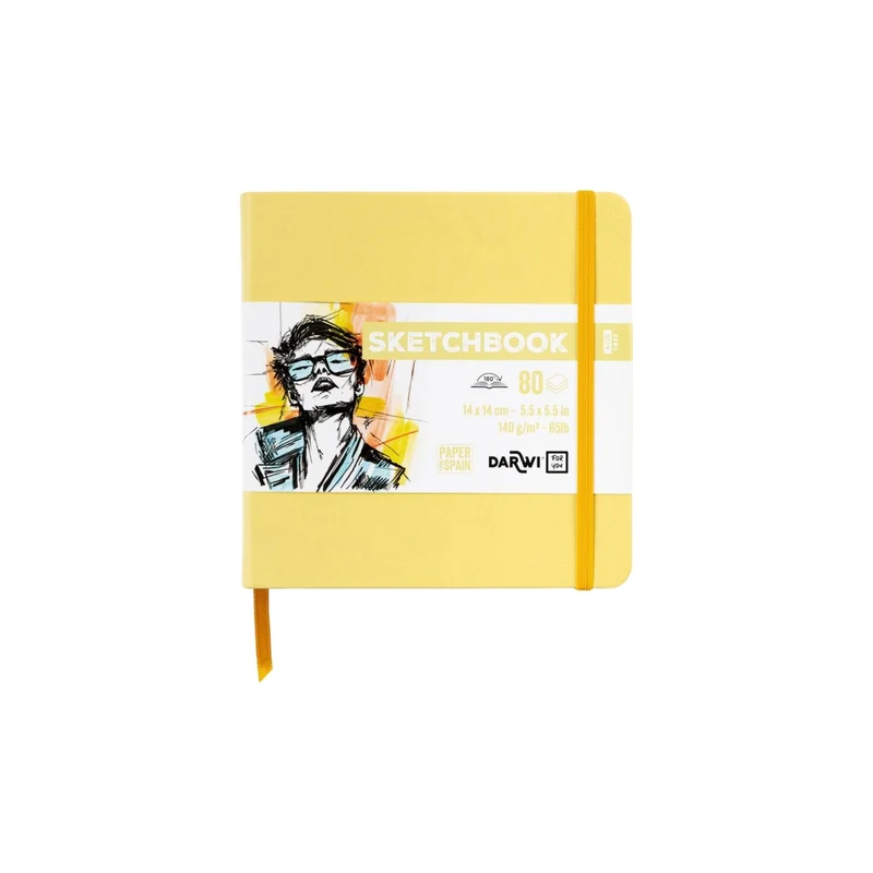 DARWI | Carnets Sketchbook Skizzenbuch in verschiedenen Grössen 140 g/m2