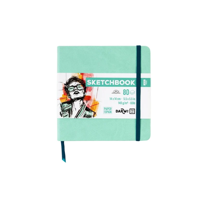 DARWI | Carnets Sketchbook Skizzenbuch in verschiedenen Grössen 140 g/m2