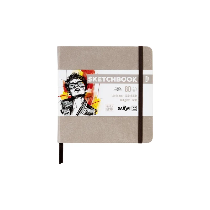 DARWI | Carnets Sketchbook Skizzenbuch in verschiedenen Grössen 140 g/m2